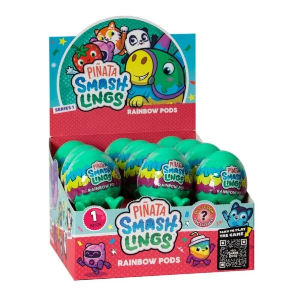 Pi&ntilde;ata Smashlings 1-Pack Blind Pod, Assorted 1 Piece - SL2007-T